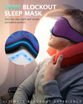 LC-dolida Bluetooth Sleep Mask Headphones,100% Blackout, new, scruffy box