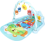 Polegas Baby Play Mat with Music and Lights, New, tested, damaged box, needs batteries