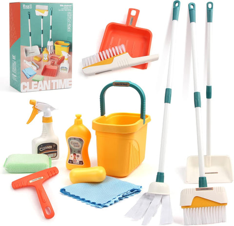Detachable Kids Cleaning Toy Set, New, scruffy box
