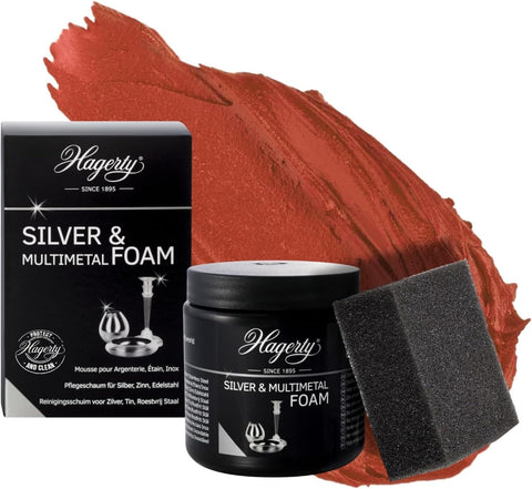Hagerty Silver Foam 185g, Incl. Sponge, scruffy box