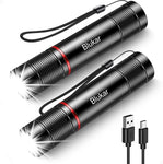 Blukar LED Torch Rechargeable, [2 Pack] 2000L ,4 Lighting Modes - new in original box