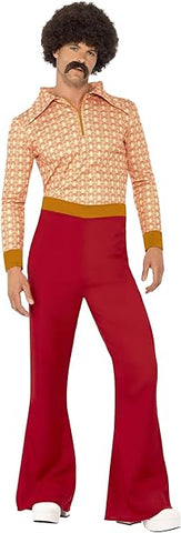 Smiffys Authentic 70s Guy Costume, Adults size L, condition new, scruffy packaging