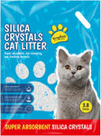 Silica Crystals Cat Litter 3.8L Comfort Non Clumping Natural & Biodegradable Odourless