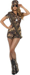 Smiffys Army Girl Sexy Costume size XL- new but open scruffy packaging