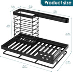 Sinnsally Kitchen Sink Tidy Caddy Area Organiser- Black- new but missing a screw