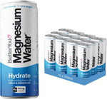 BetterYou Magnesium Mineral Water Pack of 12x250 ml- best before 09/10/25- damaged box and taped, may be some dented cans