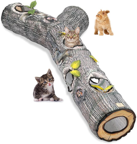 Cat Tunnel Tube Toys,3 Way Collapsible Tunnels for Indoor- new but no original packaging