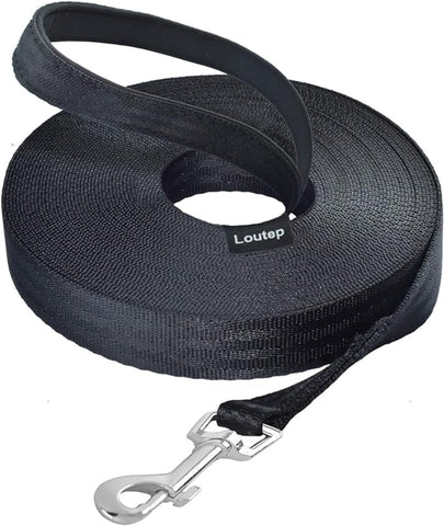 Loutep Training Lead for Dogs- black- 20m- (Ref E151)