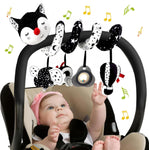 Kulveanju Spiral Pram Toys for Babies, Black and White, condition used- very good, no original packaging