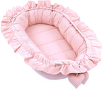 Baby nest for Newborns 90 x 50 cm  Dirty Pink- new but no carrying handle , open scruffy box, no plastic packaging