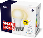 Trust WiFi B22 Smart Bulb, Dimmable LED Bulb, Works with Alexa and Google Home, new, open box