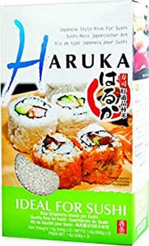 HARUKA Sushi Rice, 1kg, best before 03/26, damaged box, still sealed