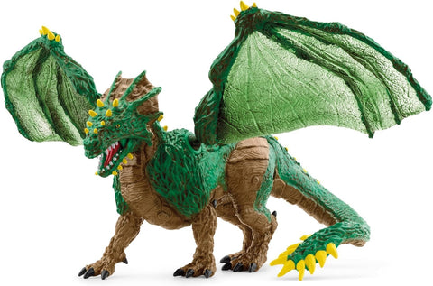 SCHLEICH ELDRADOR CREATURES Jungle dragon Figurine, New but scruffy packaging