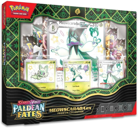 Pokemon TCG: Paldean Fates - Premium Collection [1 at Random] *** Contains 8x Paldean Fates Booster Packs ***