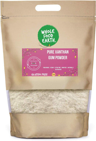 Wholefood Earth Pure Xanthan Gum Powder 125g , dirty packaging , best before 17/08/24