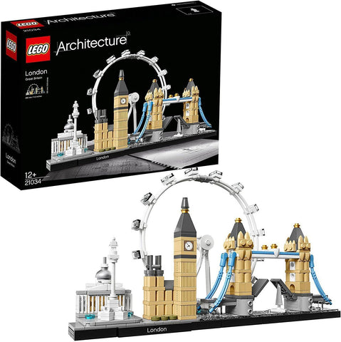 LEGO Architecture Skyline Building Set 21034, New but open box, bags inside are sealed