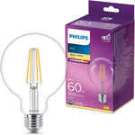 Philips LED Premium Classic G95 Globe Light Bulb E27 Edison Screw Warm White- new but open box