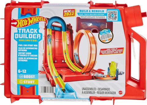 Hot Wheels Track Builder Unlimited Fuel Can Stunt Box, New but open, scruffy box