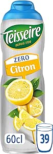Teisseire Zero Lemon Drink, 600ml, best before 03/25 (Ref E160)