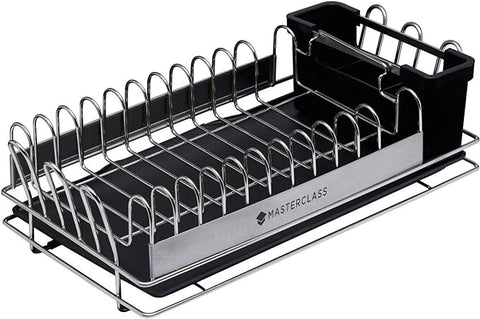 Master Class Small Stainless Steel Dish Drainer Rack, 41 x 22 x 13 cm damaged/open box (ref e349)