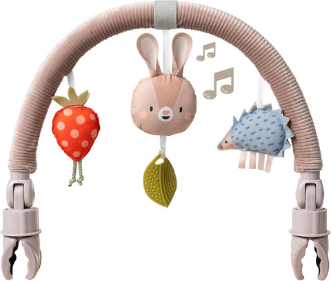 Taf Toys Musical Bunny Pram Arch, New but open, scruffy box