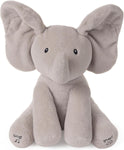 Official Baby GUND Flappy the Elephant, Interactive a Cuddly Plush 12'', New, Tested, scruffy box