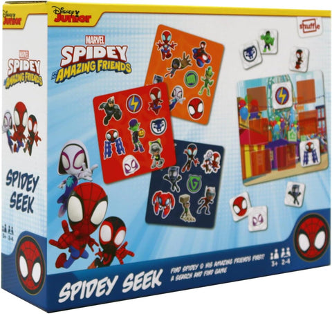 Spidey and his Amazing Friends Seek, 2-4 Players, Ages 3+, condition new, open box