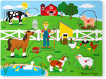 Melissa & Doug Old McDonald's Farm, Puzzles , used acceptable condition , few marks on the puzzle ,