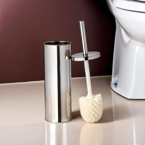 Premier Housewares Toilet Brush & Holder, New but very little dents to the bottom & side, open, scruffy box