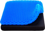 Gel Seat Cushion, Honeycomb Design Double Thick, condition new