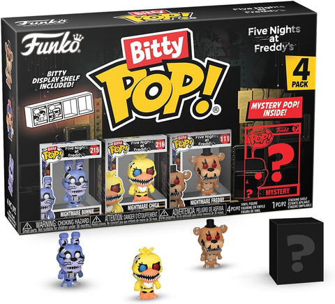 Funko Bitty Pop! Five Nights At Freddy's (FNAF) - open box, ONLY 3 FIGURINES