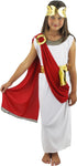 Child's Roman Goddess Costume,  refurbished , size m (ref tt125)