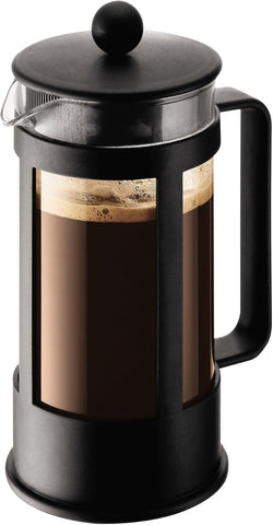 BODUM Kenya French Press Coffee Maker, Black, 0.35L, condition new, open, scruffy box