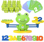 GILOBABY Libra Frog Balance Math Game Toys, condition used - acceptable, open box, 2 frogs missng