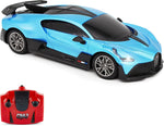 CMJ RC Cars Bugatti Divo Blue Remote control Radio Car blue- new but open box