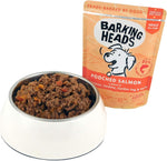 Barking Heads Pooched Adult Wet Dog Food Salmon 300g Pouch- best before 27/03/26- slight dirty pouch