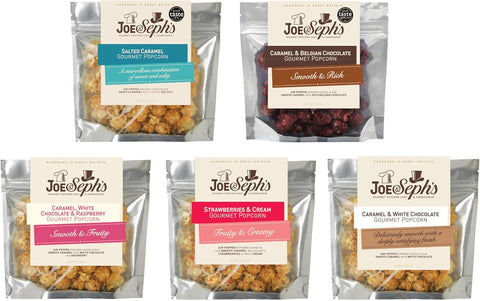 Joe & Seph's Summer Popcorn Tasting Selection (5x 30g)- best before 30/04/25- slight dusty box