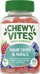 Chewy Vites Adult Hair Skin and Nails, 60 Gummies, Biotin 5000mcg, expiry date 20/09/25