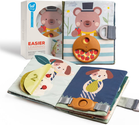 Taf Toys Fantasy Busy Book. Baby Activity Book, New but scruffy box