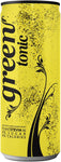 Green Tonic Water - Pack of 24 Cans x 330 ml- best before 01/25- open pack and taped