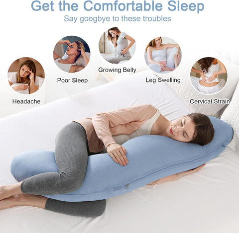 Pregnancy Pillow for Sleeping with Removable and Washable- new but missing original packaging