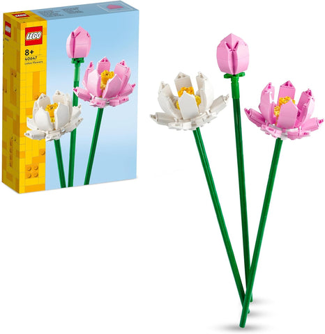 LEGO Botanicals Lotus Flowers Bouquet Set 40647, New but open, damaged box