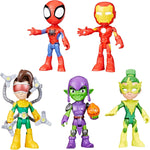Marvel Spidey and His Amazing Friends, Action Figure Set, Used- good, scruffy, open box, have been taken out of box