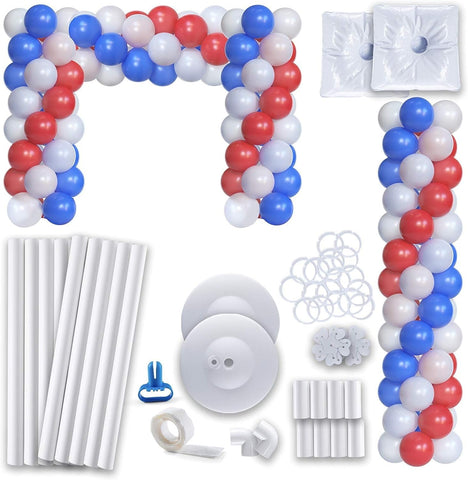 Prextex Balloon Celebration Column Assembly Kit, condition new, no original packaging, missing: 1 pole, 1 pole connector