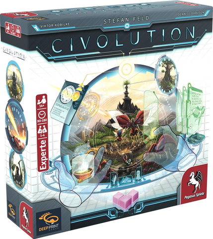 Pegasus Spiele 57822G Civolution, New but broken scruffy box GERMAN VERSION