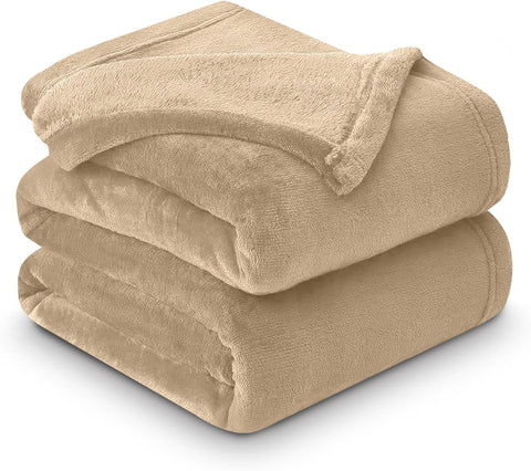 GC GAVENO CAVAILIA Mink Fluffy Blanket, Biscuit, 150X200 Cm new