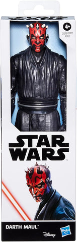 Star Wars Titan Hero Series Darth Maul, New but missing light saber, damaged box, no inserts