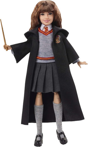 Harry Potter Hermione Granger Collectible Doll, New but wand missing, open, scruffy packaging
