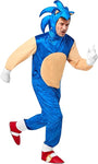 Rubie's Official Sonic The Hedgehog Adult Deluxe Costume, Size L, New but open, scruffy packaging