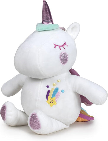 Magic Dreamlight Light-Up White Unicorn, New but doesn't make sound nor light, can be used as teddy, open, scruffy box